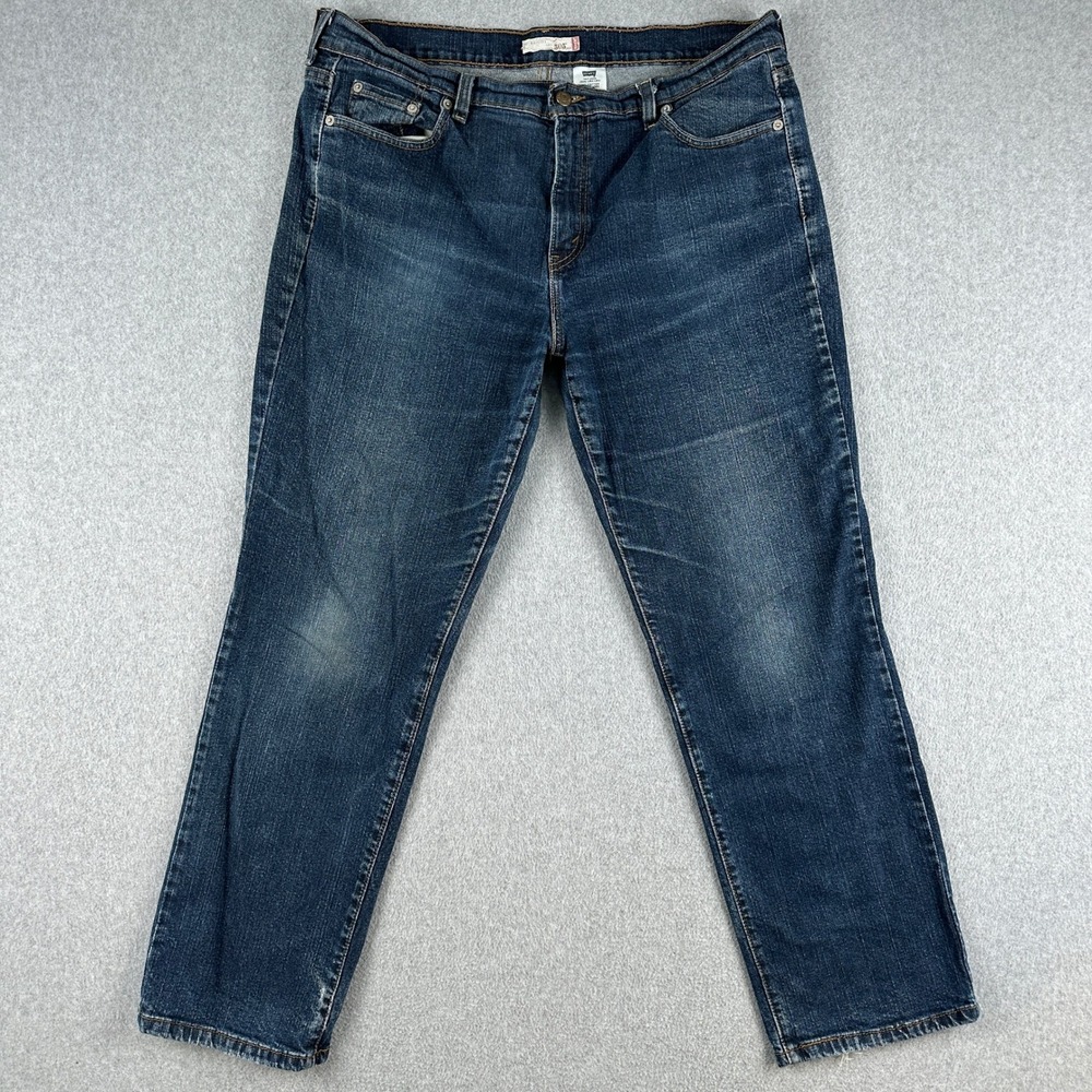 Vintage Y2K Levi's 505 Jeans Women 16‎ S Blue Straight Leg Denim Cotton Stretch